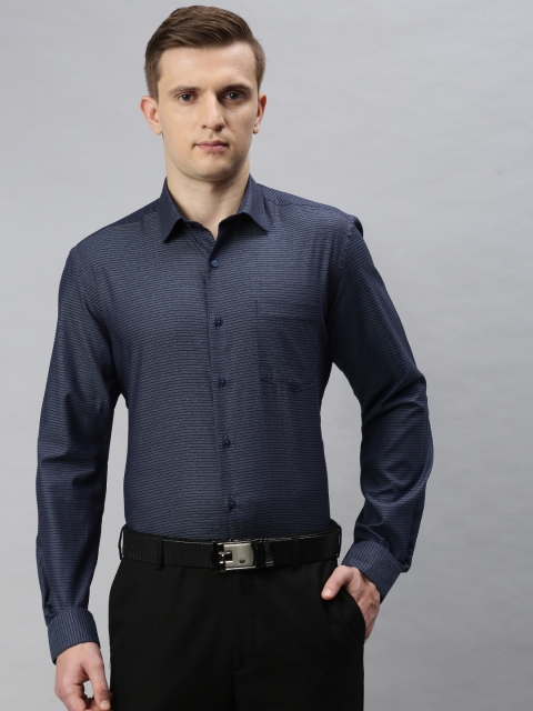 

Arrow New York Men Blue Slim Fit Striped Formal Shirt