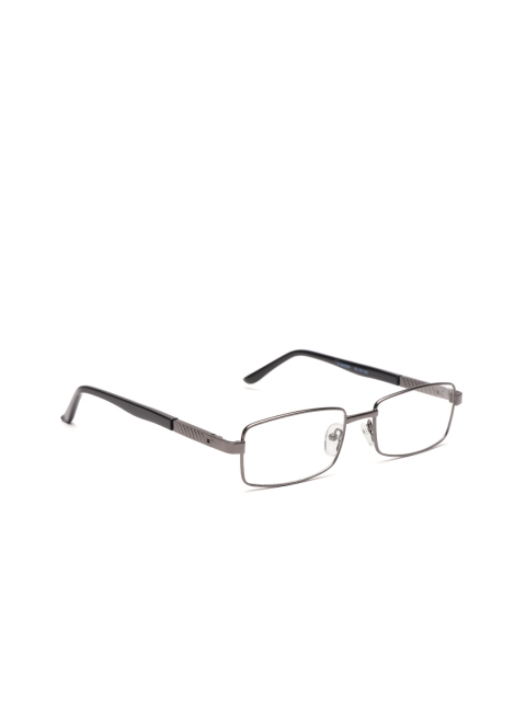 

COOLWINKS Unisex Gunmetal-Toned Solid Full Rim Rectangle Frames E13A6361, Metallic