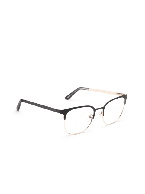 

COOLWINKS Unisex Black & Gold-Toned Colourblocked Full Rim Square Frames E12A6210