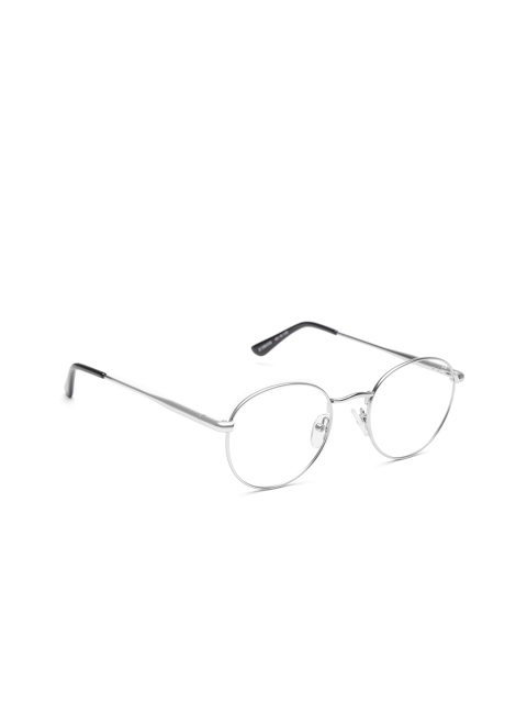 

COOLWINKS Unisex Silver-Toned Solid Full Rim Oval Frames E10B6358