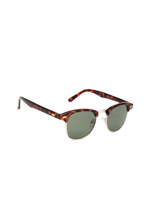 

COOLWINKS Unisex Browline Sunglasses S16C5383, Green