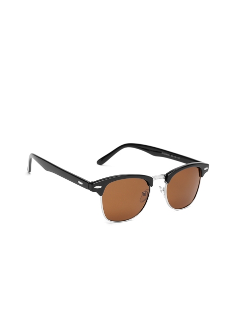 

COOLWINKS Unisex Browline Sunglasses S15A5600, Brown