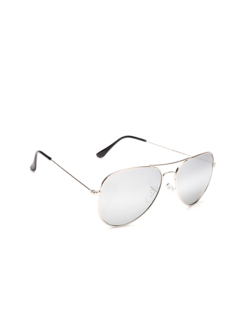 

COOLWINKS Unisex Aviator Sunglasses S10C6306, Silver