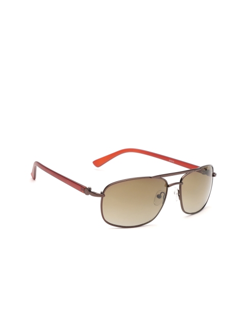 

COOLWINKS Unisex Rectangle UV Protected Sunglasses S15B6503, Brown