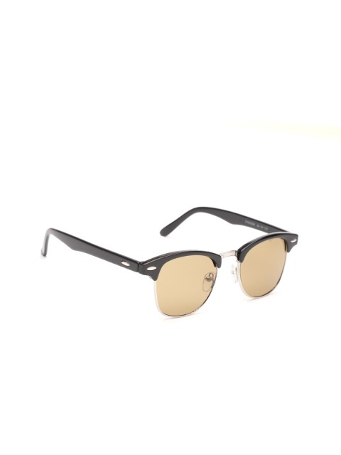 

COOLWINKS Unisex Square UV Protected Sunglasses S15A5384, Brown