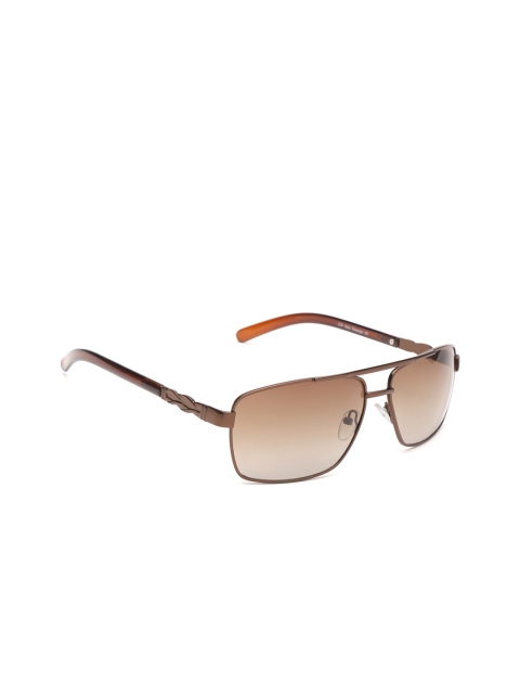 

COOLWINKS Unisex Rectangle UV Protected Sunglasses S15B6466, Brown