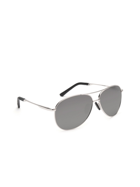 

Carlton London Men Mirrored Polarised Aviator Sunglasses 26941-C4, Grey