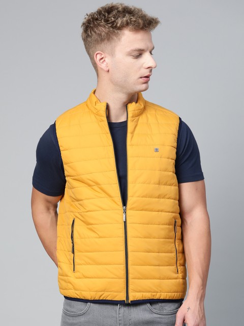 

Louis Philippe Jeans Men Yellow Padded Jacket