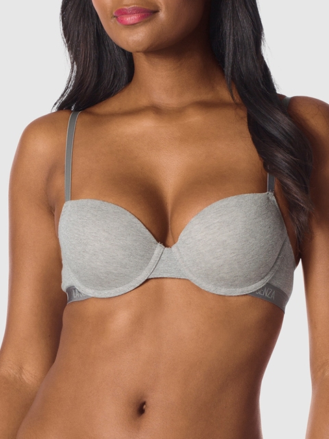 

La Senza Grey Solid Underwired Lightly Padded Everyday Bra 11132166-4MBW