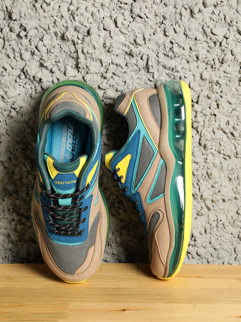 

Red Tape Men Peach-Coloured Mesh Air + Walking Shoes