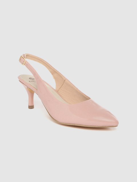 

Carlton London Women Pink Solid Pumps