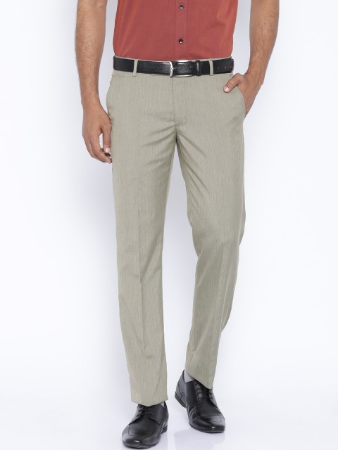 

Arrow Taupe Slim Fit Formal Trousers