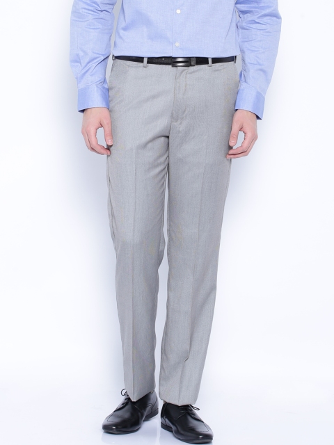 

Arrow Grey Smart Fit Formal Trousers