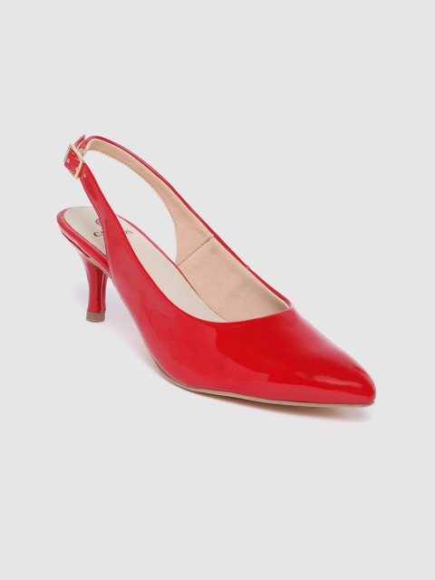

Carlton London Women Red Solid Pumps