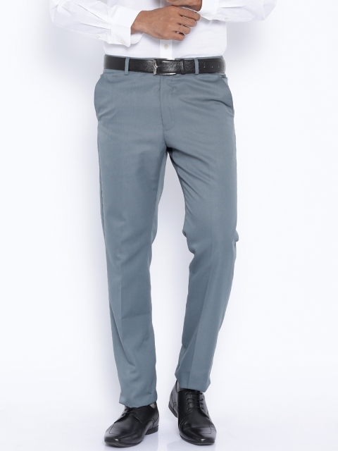 

Arrow Grey Tapered Fit Formal Trousers