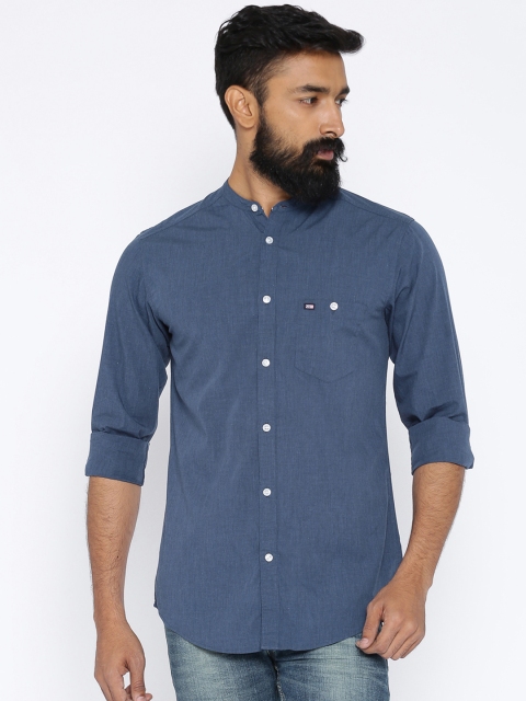 

Arrow Sport Navy Manhattan Slim Fit Casual Shirt, Navy blue