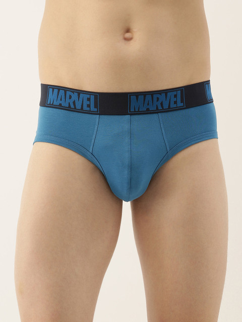 

Zoiro Men Blue Solid Marvel Briefs AZRMRVBM11