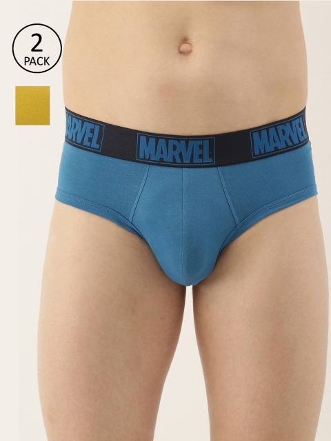 

Zoiro Men Pack Of 2 Basic Briefs Marvel # M11, Blue