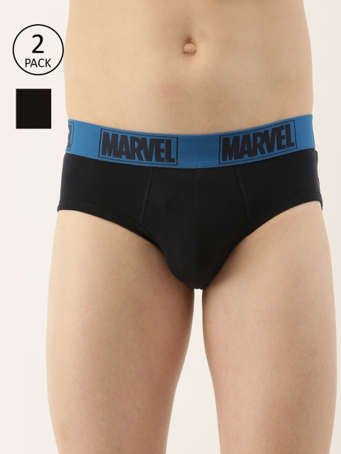 

Zoiro Men Pack Of 2 Basic Briefs Marvel # M11, Black