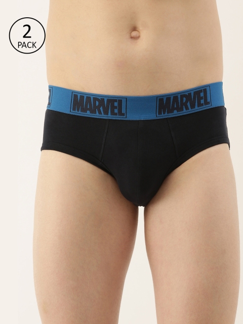 

Zoiro Men Navy Blue Pack Of 2 Basic Briefs Marvel # M11