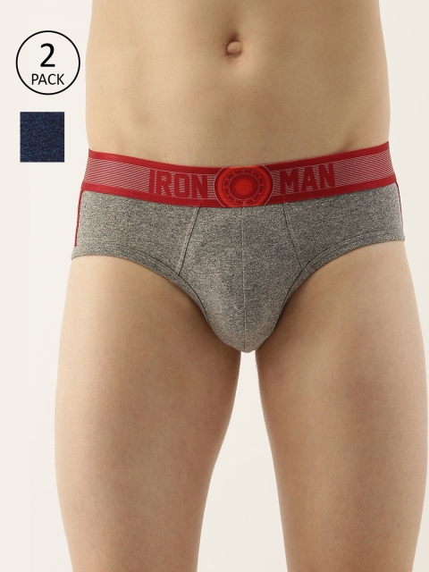 

Zoiro Men Pack of 2 Briefs, Grey