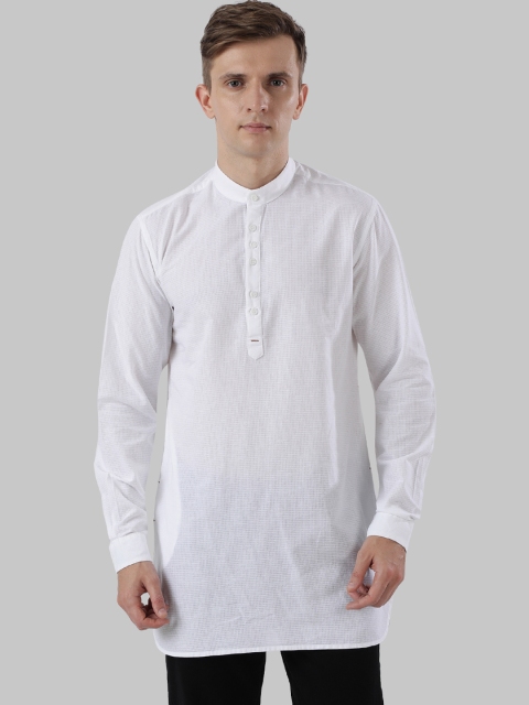 

Ethnix by Raymond Men White Pure Cotton Kurta