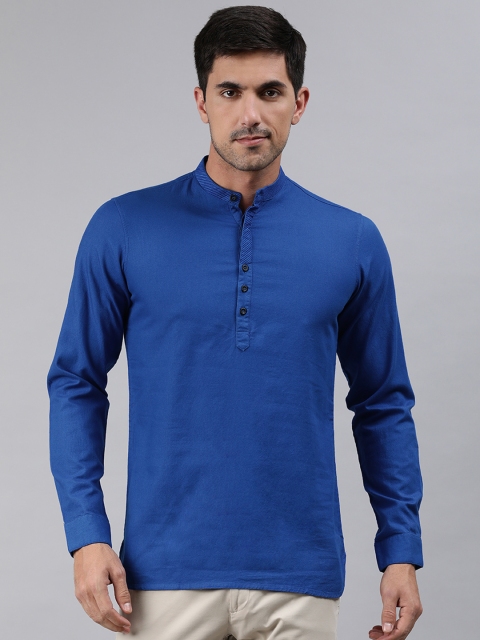

Ethnix By Raymond Men Blue Kurta