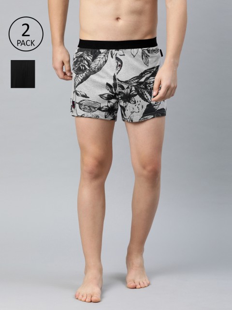 

THE BEAR HOUSE Men Pack of 2 Multi-Colored Knitted Printed Boxers TBH-MARC