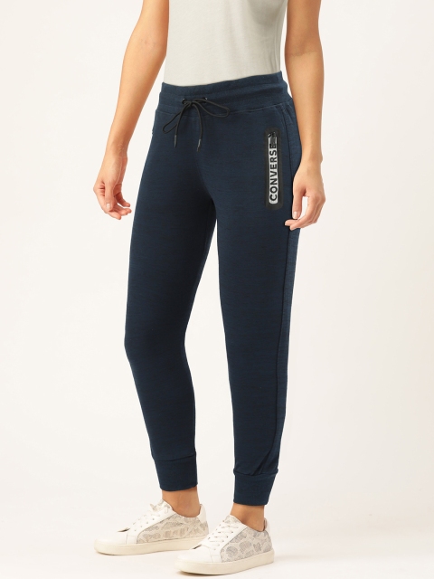 

Converse Women Navy Blue Solid Joggers