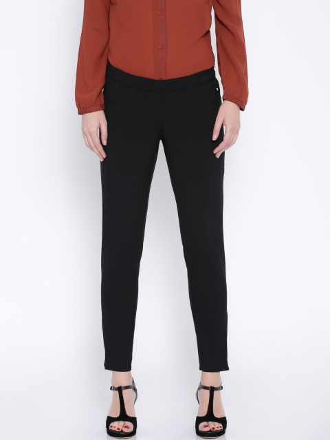 

Park Avenue Woman Black Power Skinny Smart Casual Trousers