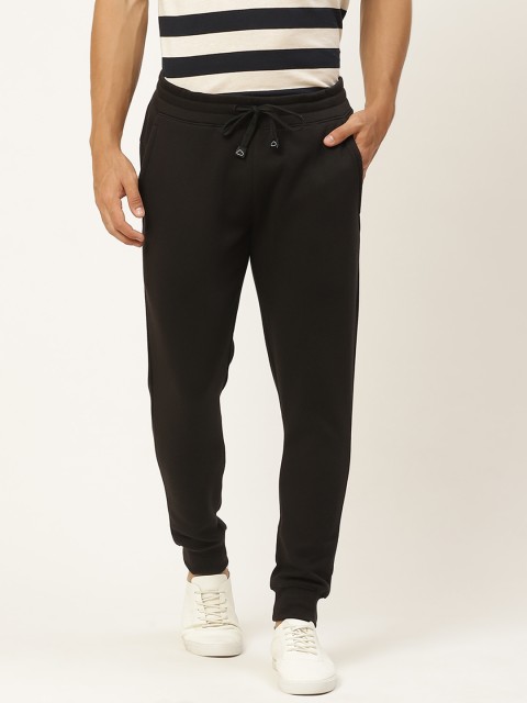 

Sweet Dreams Men Black Solid Joggers