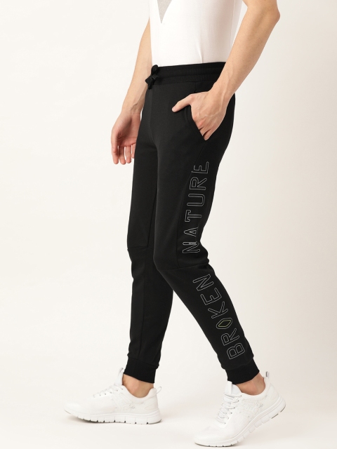 

Sweet Dreams Men Black Solid Straight Fit Joggers