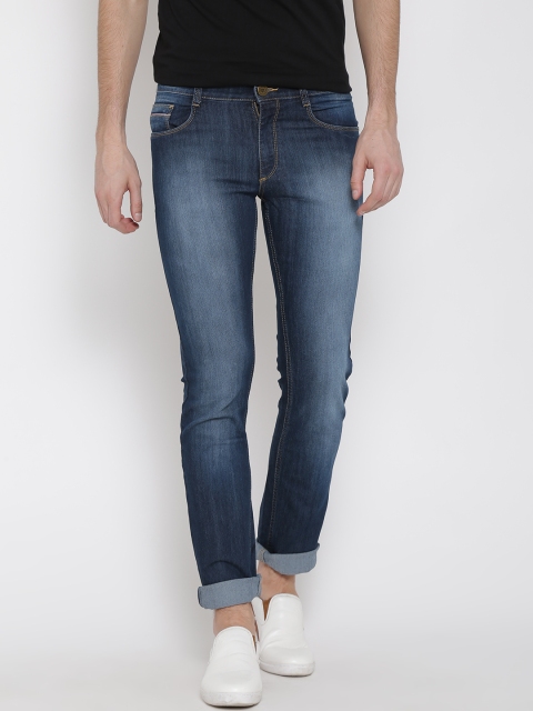 

John Players Men Blue Slim Fit Low-Rise Stretchable Jeans