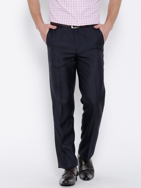 

John Players Navy Formal Trousers, Navy blue