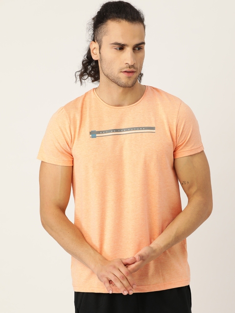 

Sweet Dreams Men Peach-Coloured Solid Pure Cotton Lounge T-shirt