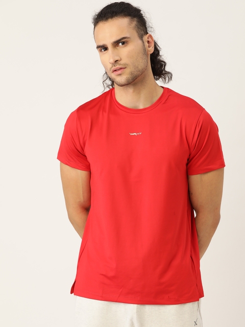 

Sweet Dreams Men Red Solid Round Neck T-shirt