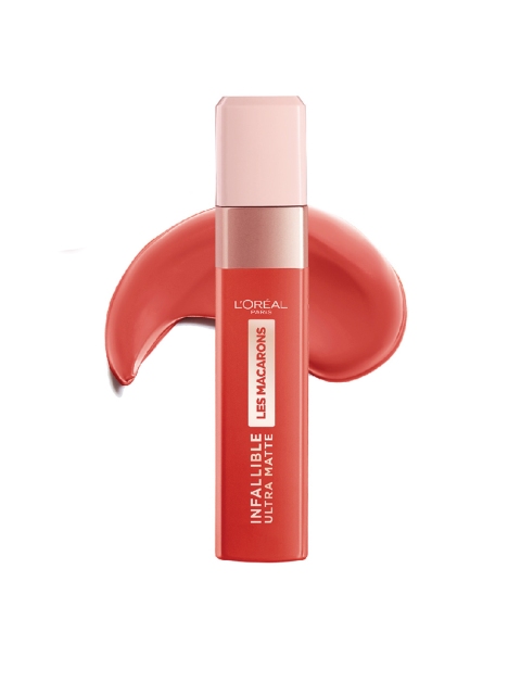 

L'Oreal Paris 834 Infinite Spice Infallible Ultra Matte Liquid Les Macarons Lipstick 5 g, Red