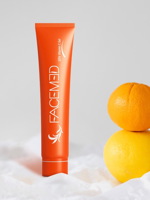 

FACEMED Vitamin C Gel for Anti Aging and Dark Spots 15 g, Orange