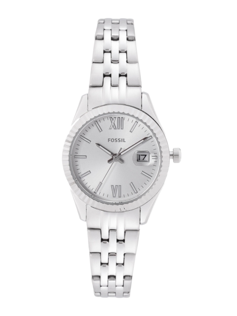 

Fossil Women Silver-Toned Micro Scarlette Analogue Watch ES4991