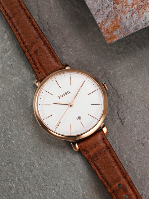 

Fossil Women White Jacqueline Analogue Watch ES4629