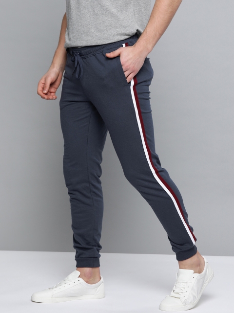 

Mast & Harbour Men Navy Blue Solid Joggers