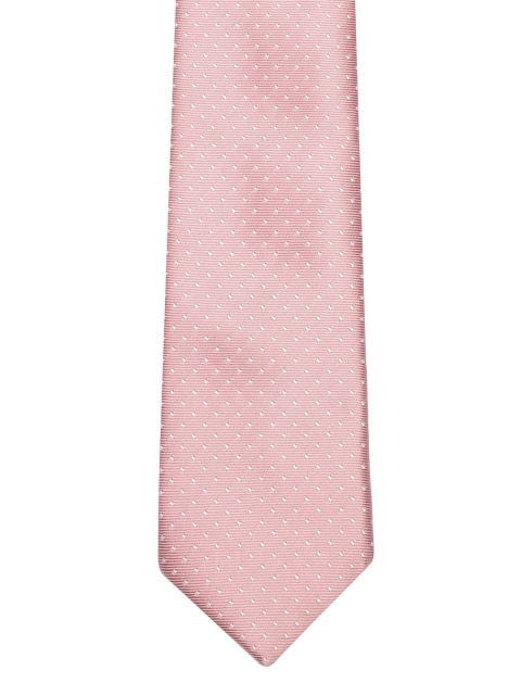 

Marks & Spencer Pink & Off-White Woven Design Broad Tie