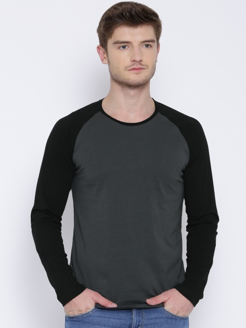 

Highlander Charcoal Grey Pure Cotton T-shirt