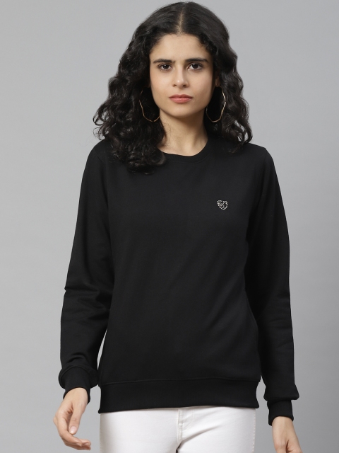 

BREIL BY FORT COLLINS Women Black Solid Sweatshirt