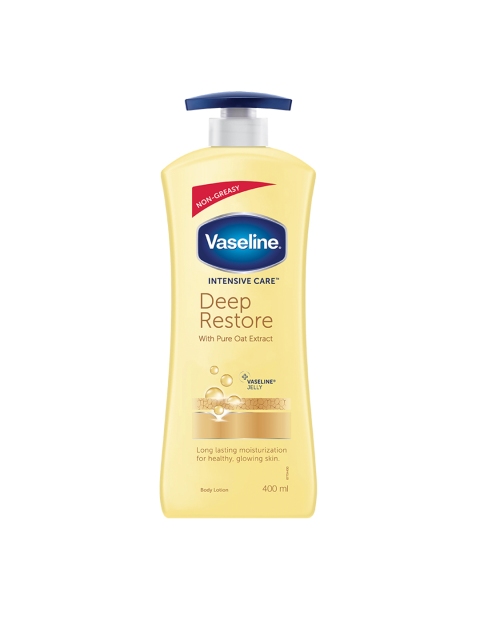 

Vaseline Unisex Intensive Care Deep Moisture Body Lotion 400 ml, Yellow