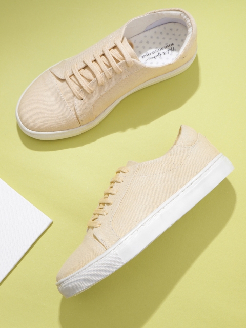 

Mast & Harbour Women Cream-Coloured Sustainable Sneakers