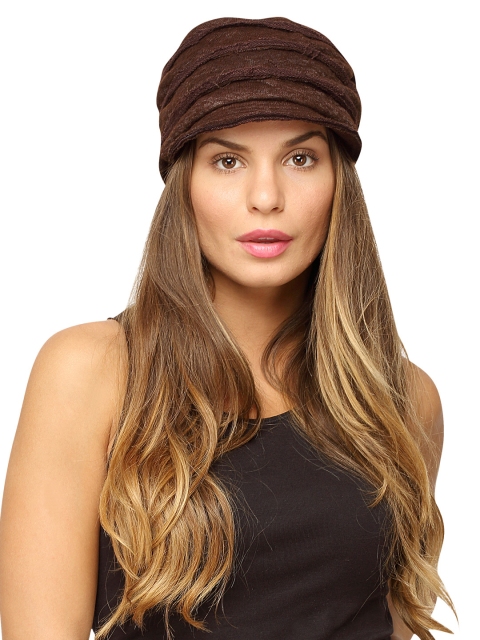 

FabSeasons Women Coffee Brown Cloche Hat