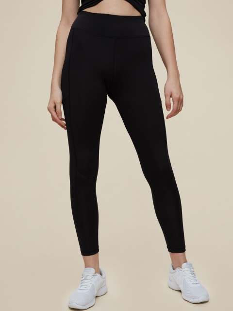 

DOROTHY PERKINS Women Black Solid Cropped Tights