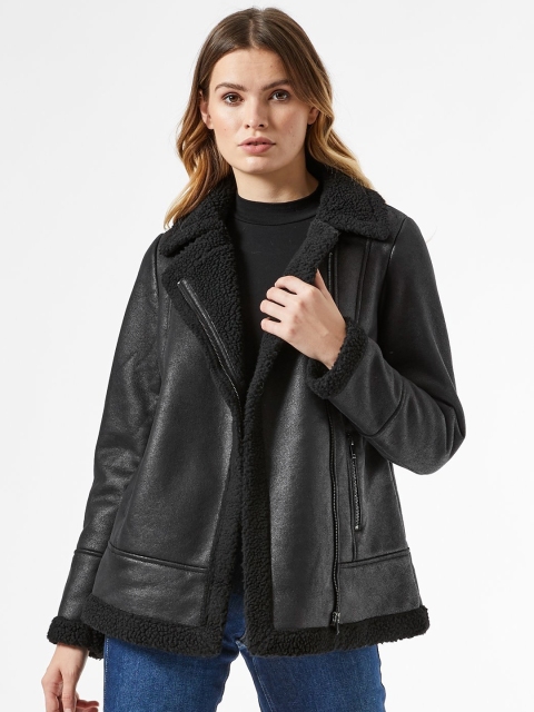 

DOROTHY PERKINS Women Black Solid Tailored Jacket