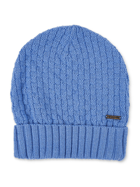 

Kosha Women Blue Self Design Beanie